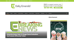Desktop Screenshot of dailyemerald.com