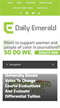 Mobile Screenshot of dailyemerald.com